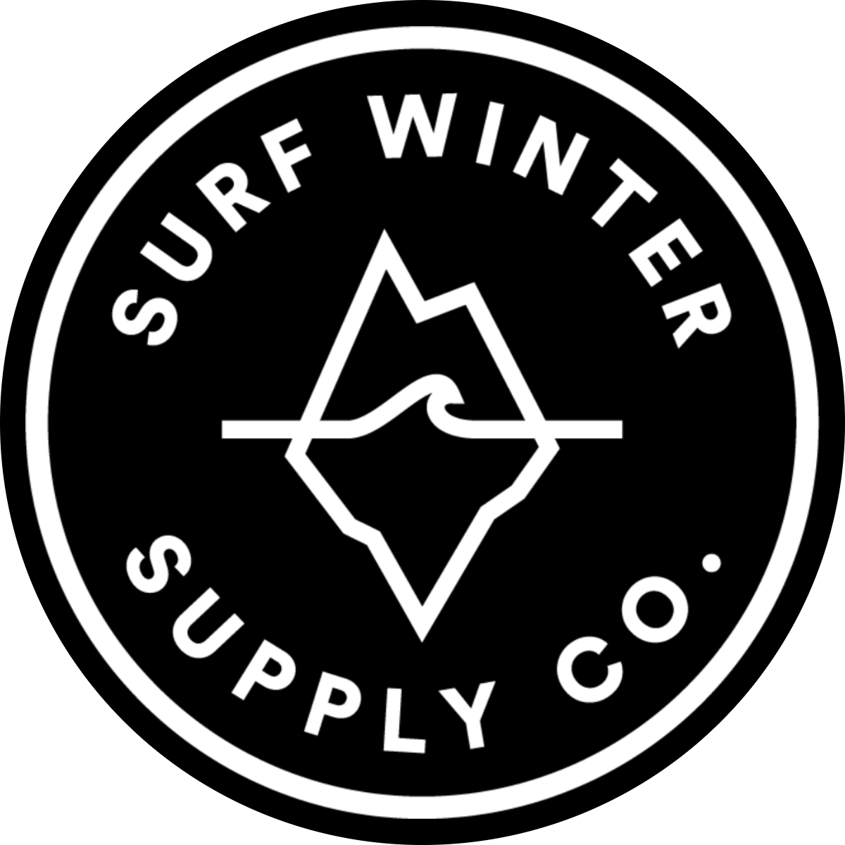Surf Winter Supply Co. - Iceberg Stickers 4"